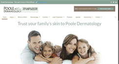 Desktop Screenshot of pooledermatology.com